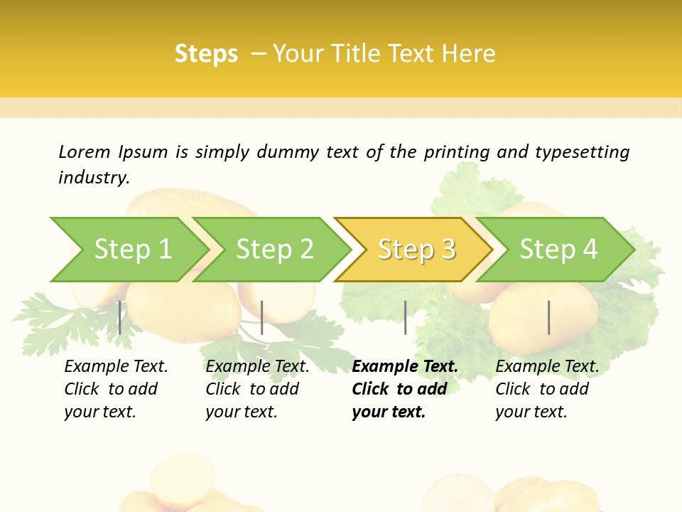 Colage De Verduras PowerPoint Template