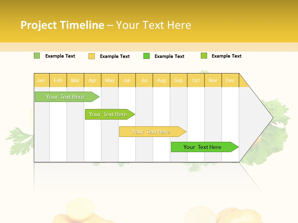Colage De Verduras PowerPoint Template
