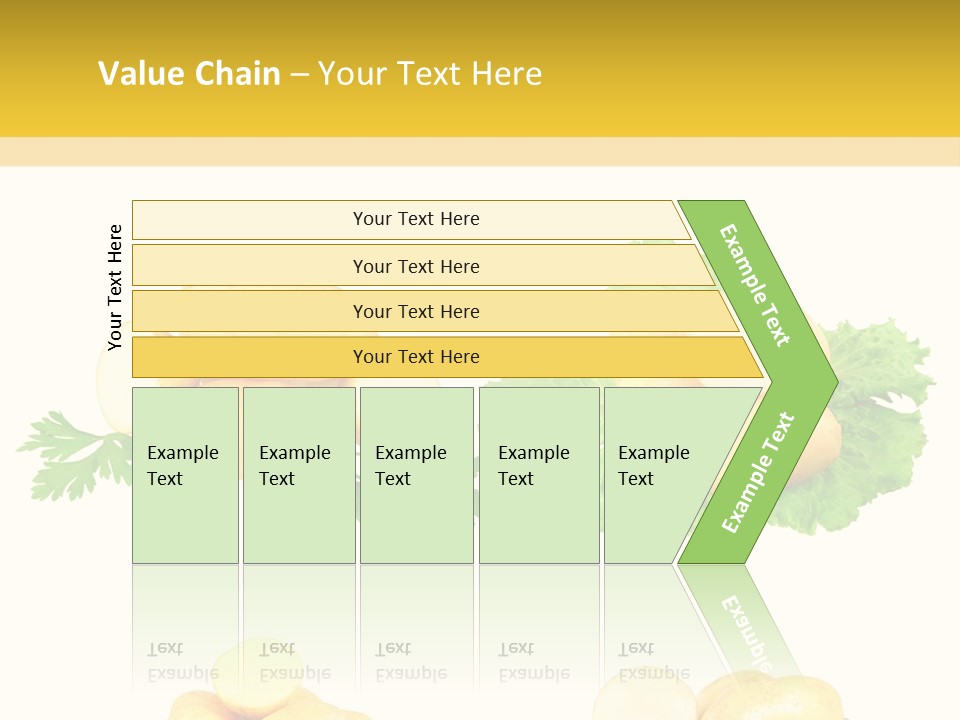 Colage De Verduras PowerPoint Template