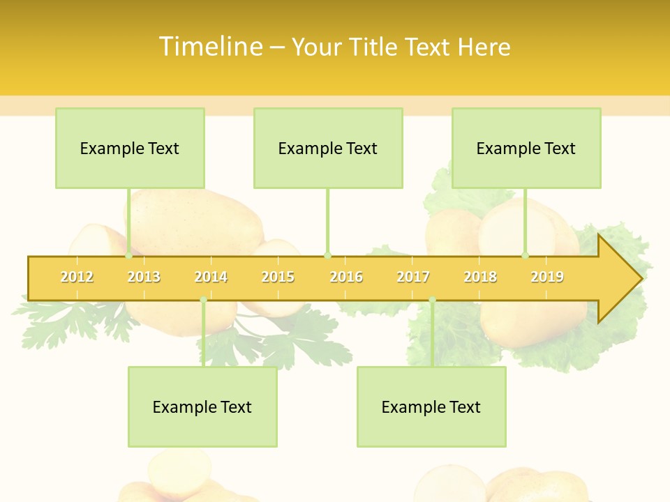 Colage De Verduras PowerPoint Template
