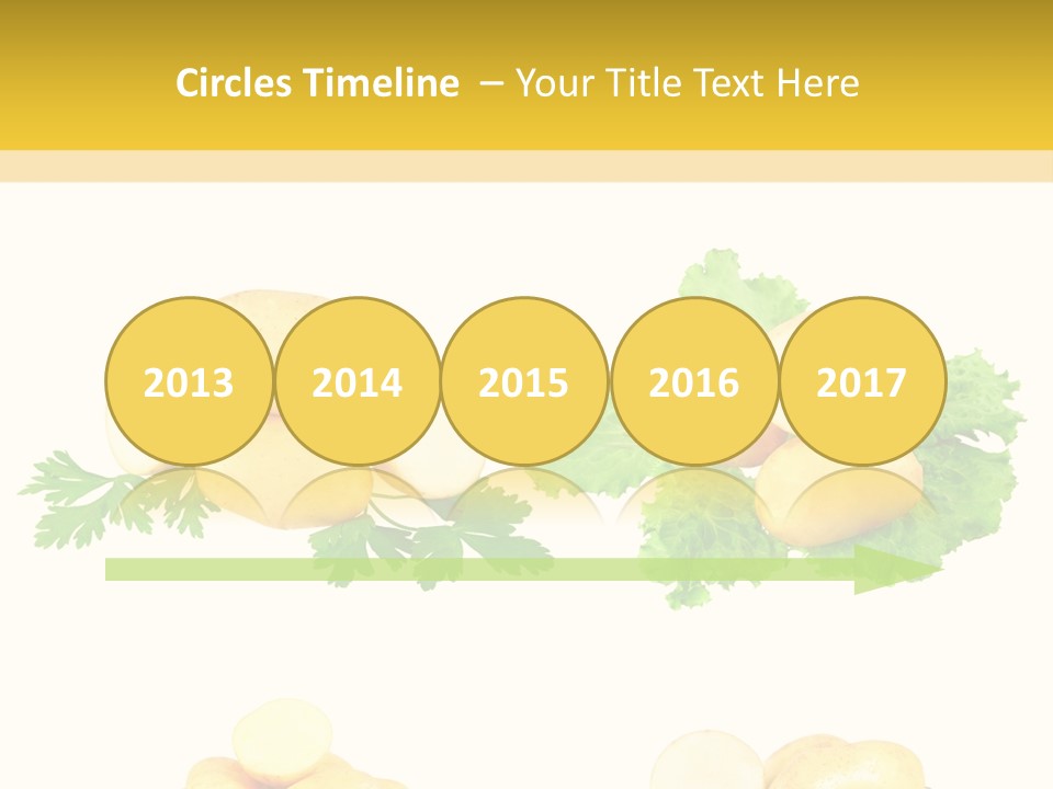 Colage De Verduras PowerPoint Template