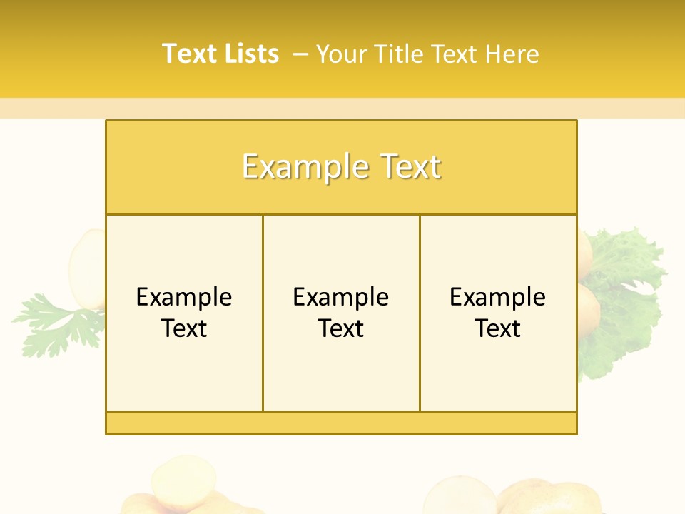 Colage De Verduras PowerPoint Template