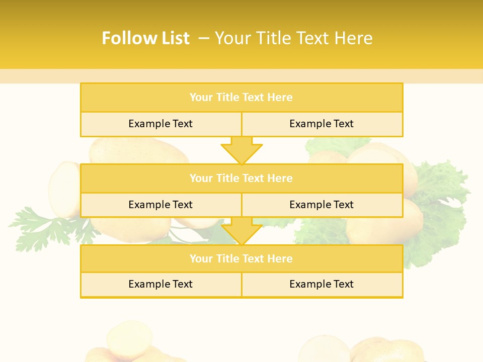 Colage De Verduras PowerPoint Template
