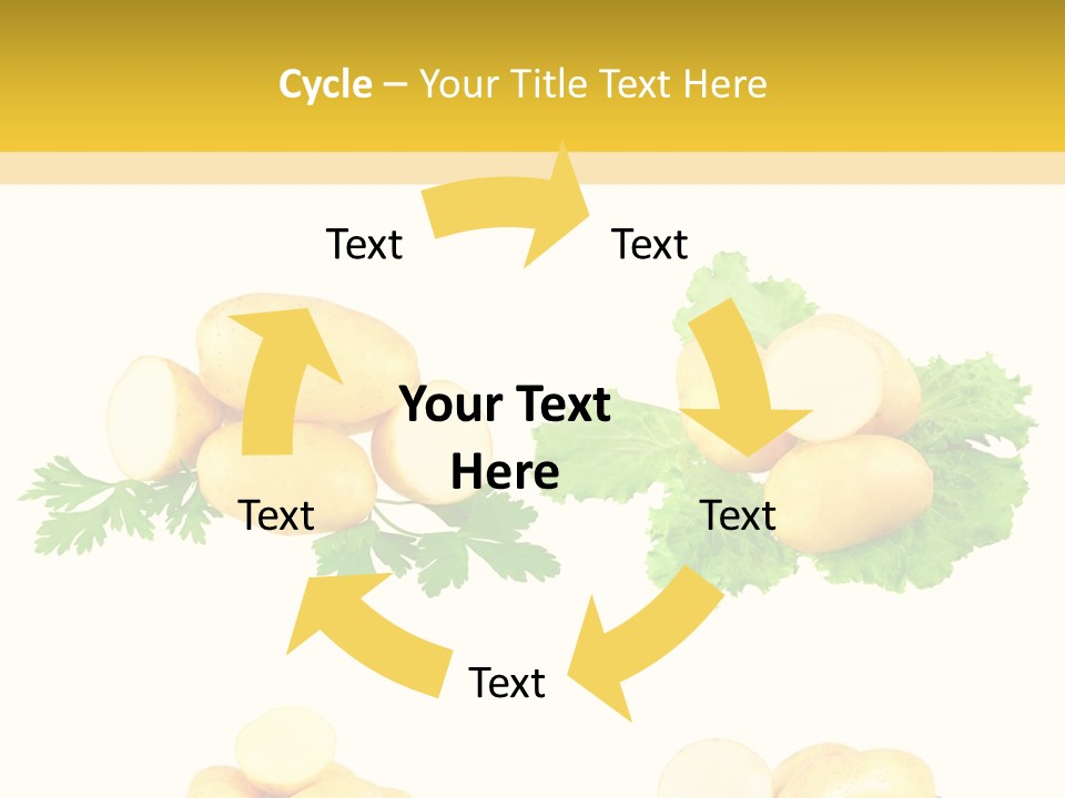 Colage De Verduras PowerPoint Template