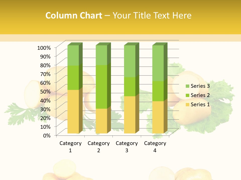 Colage De Verduras PowerPoint Template