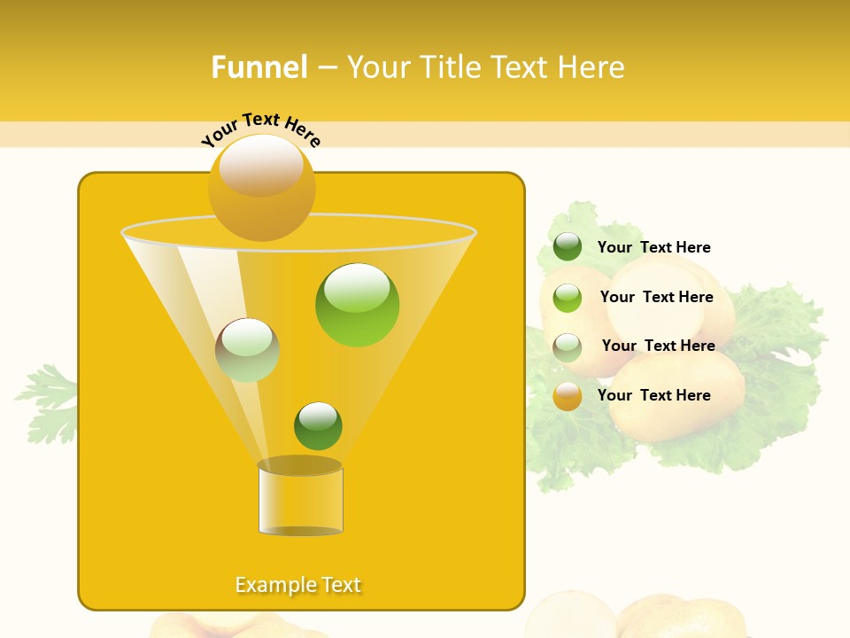 Colage De Verduras PowerPoint Template