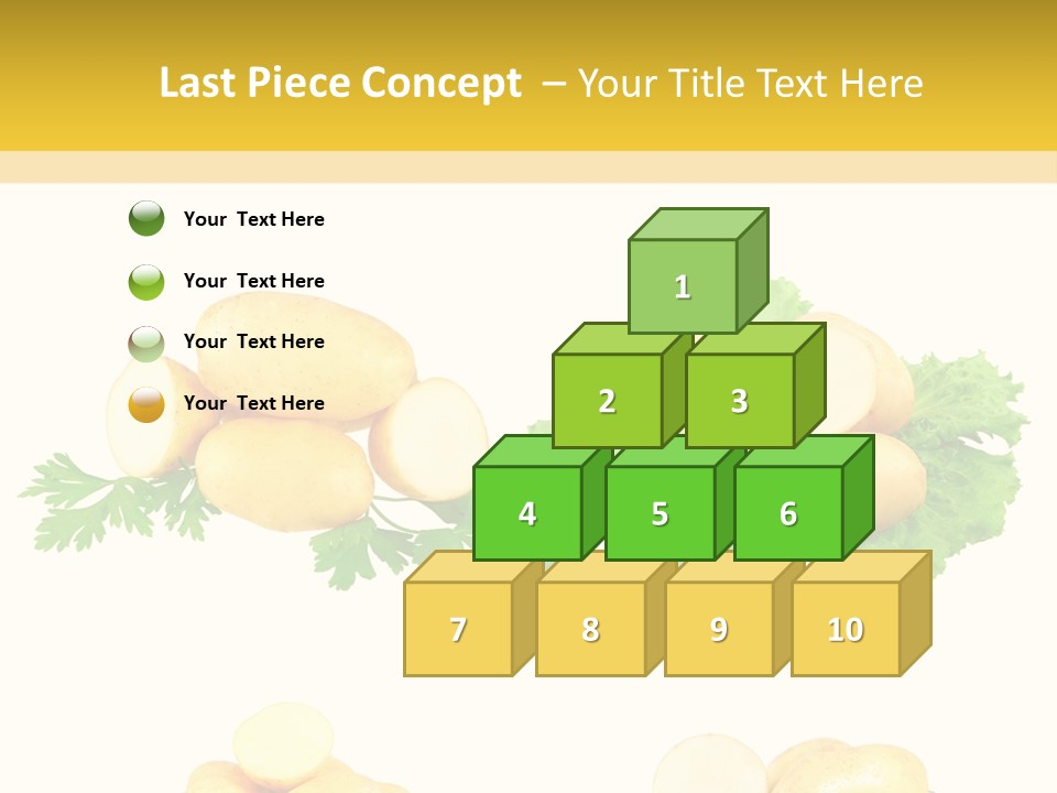 Colage De Verduras PowerPoint Template