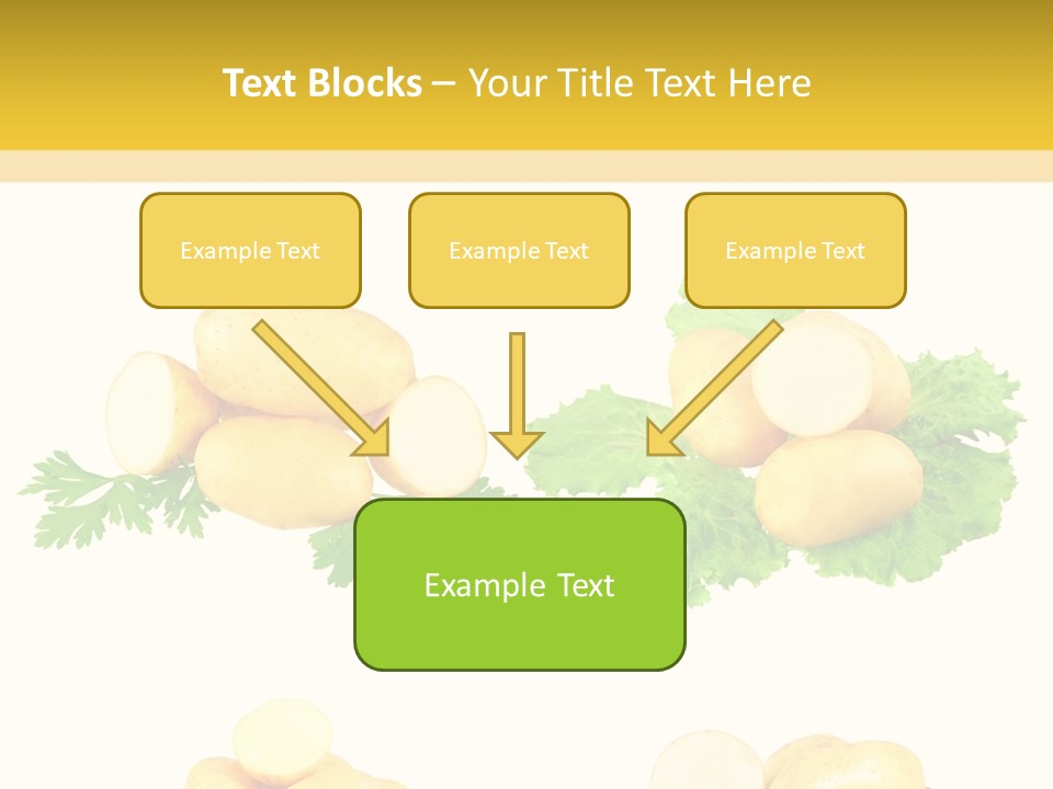 Colage De Verduras PowerPoint Template