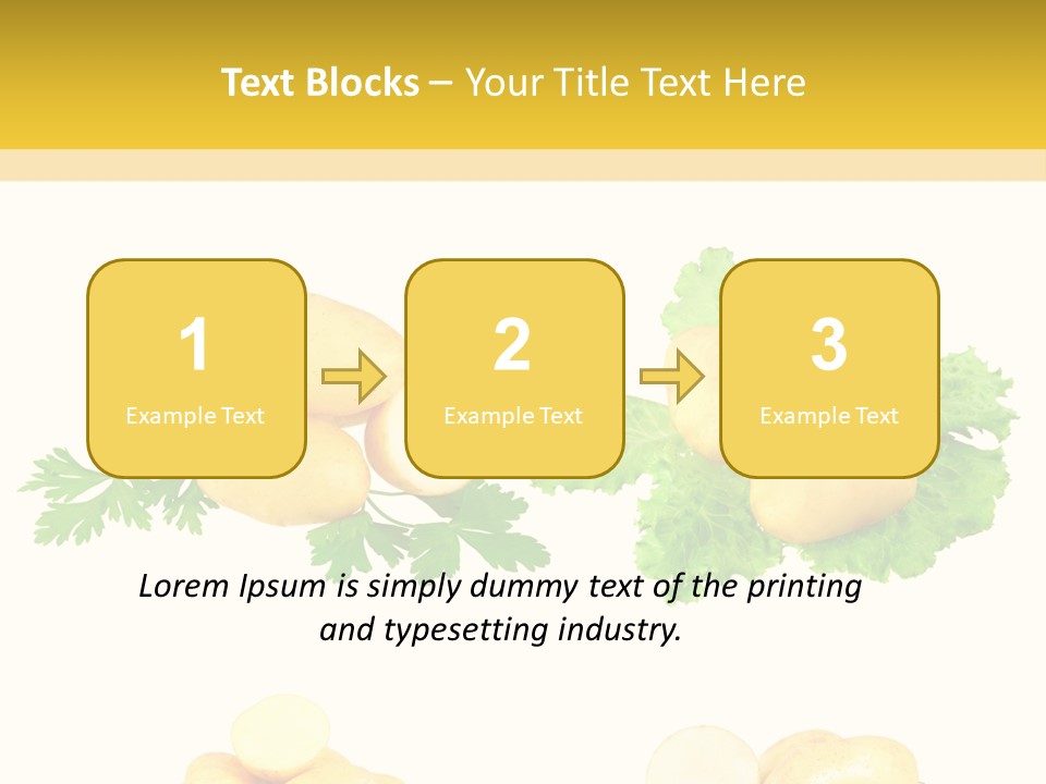 Colage De Verduras PowerPoint Template