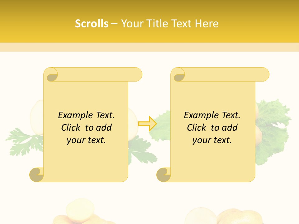 Colage De Verduras PowerPoint Template