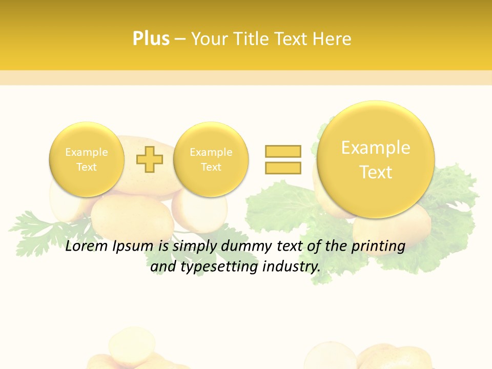 Colage De Verduras PowerPoint Template