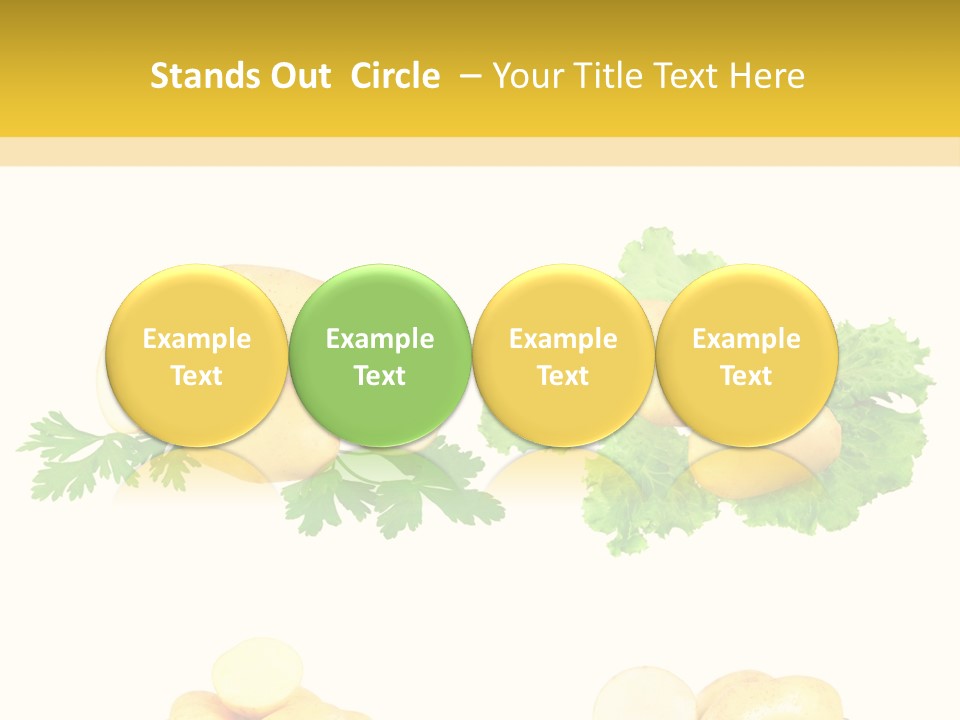 Colage De Verduras PowerPoint Template