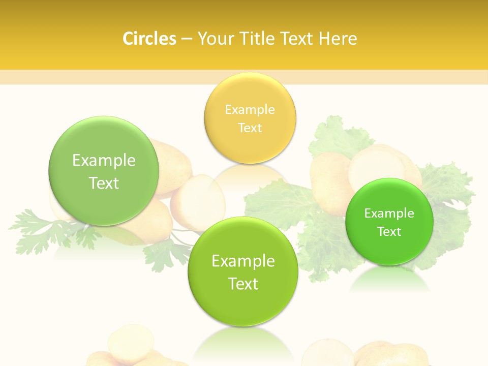 Colage De Verduras PowerPoint Template