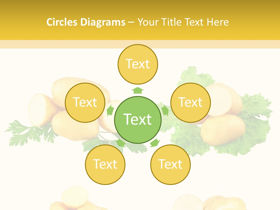 Colage De Verduras PowerPoint Template