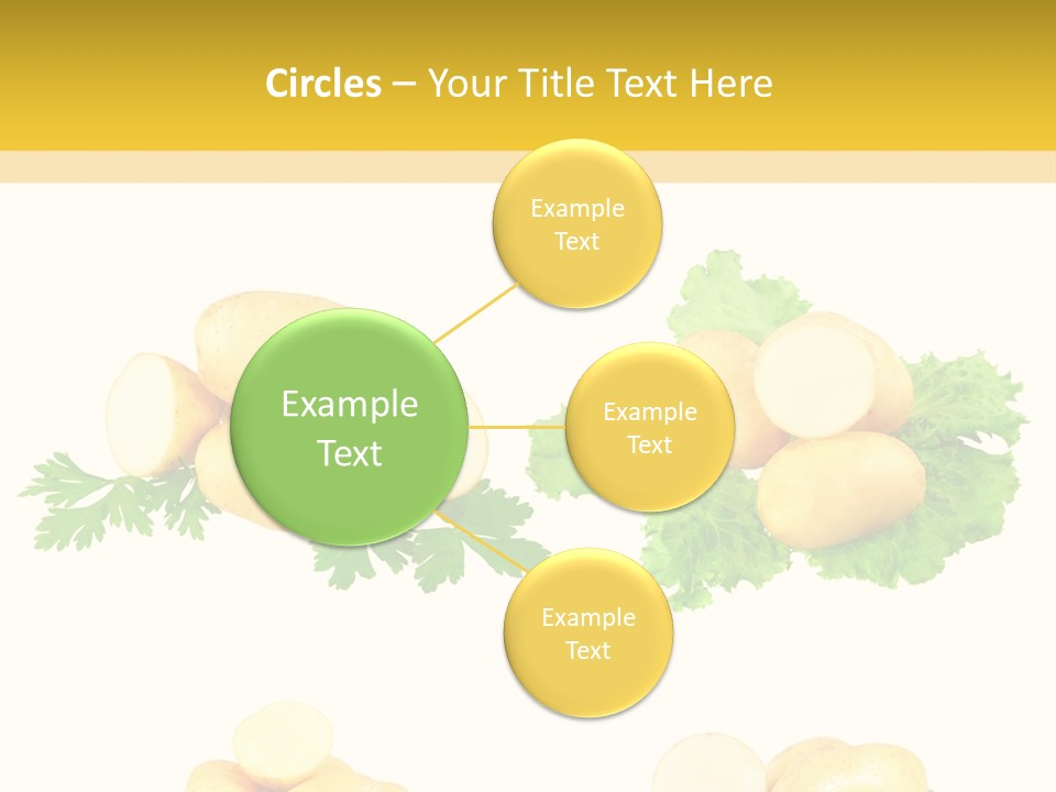 Colage De Verduras PowerPoint Template