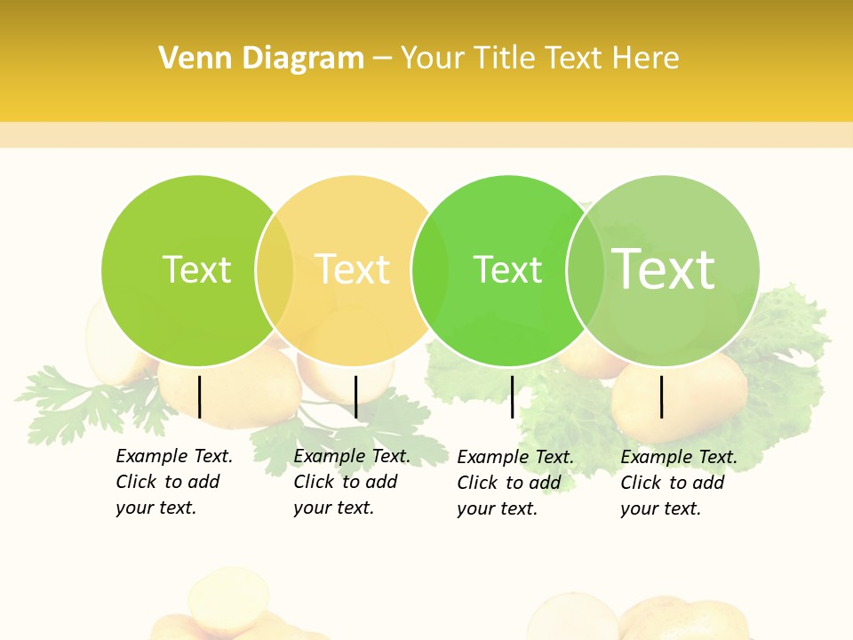 Colage De Verduras PowerPoint Template
