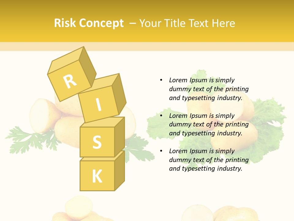 Colage De Verduras PowerPoint Template