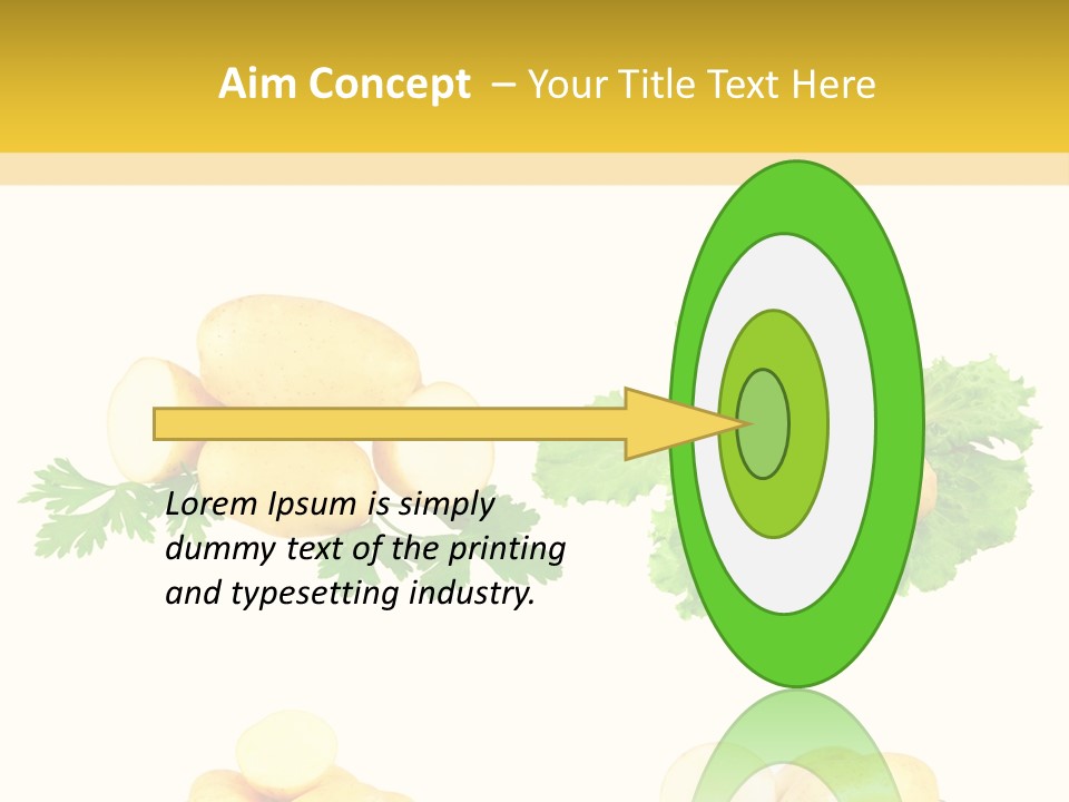 Colage De Verduras PowerPoint Template