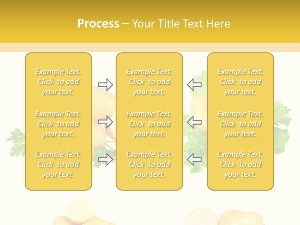 Colage De Verduras PowerPoint Template