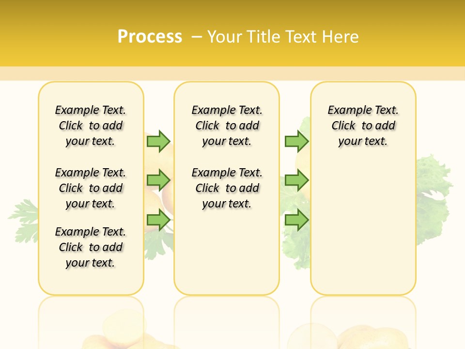Colage De Verduras PowerPoint Template