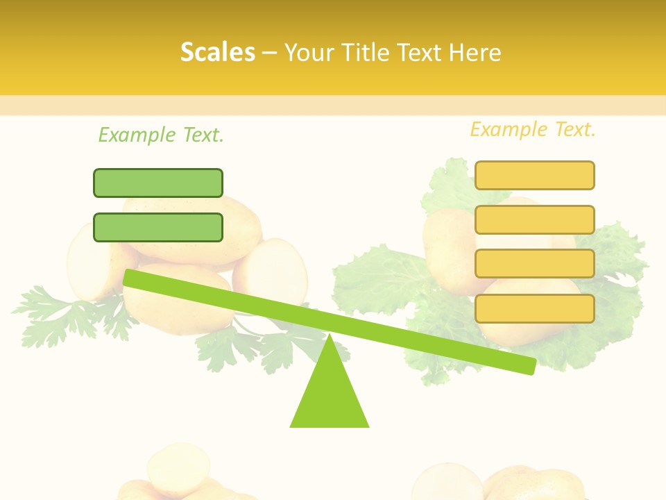 Colage De Verduras PowerPoint Template