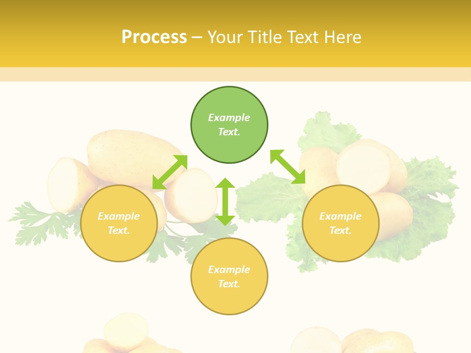 Colage De Verduras PowerPoint Template