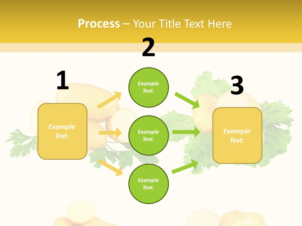 Colage De Verduras PowerPoint Template