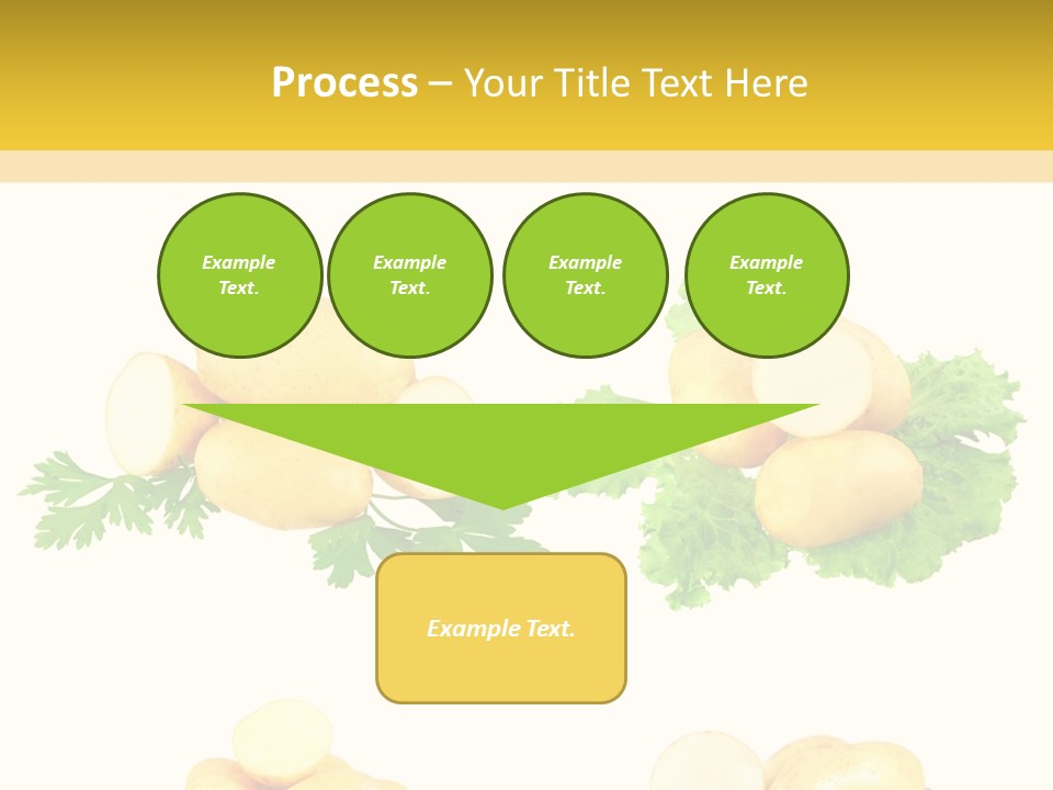 Colage De Verduras PowerPoint Template