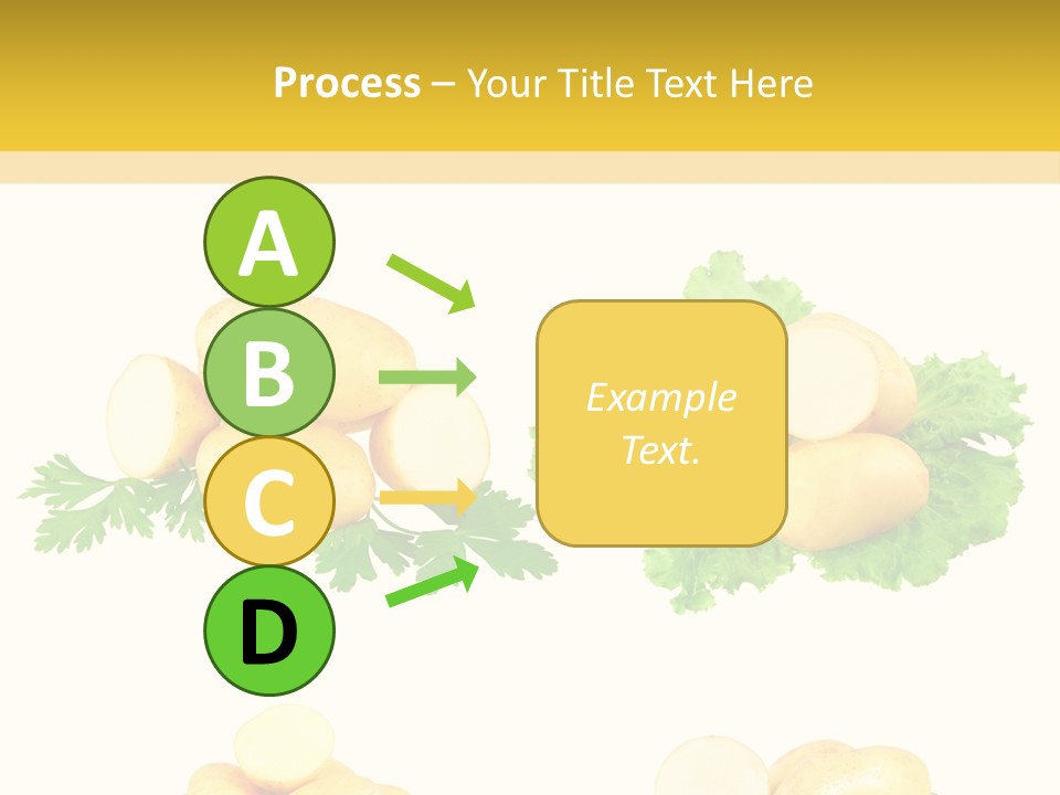Colage De Verduras PowerPoint Template
