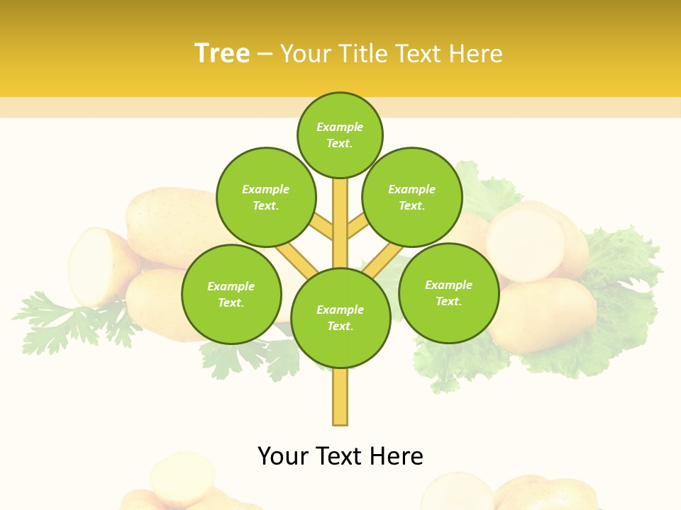 Colage De Verduras PowerPoint Template