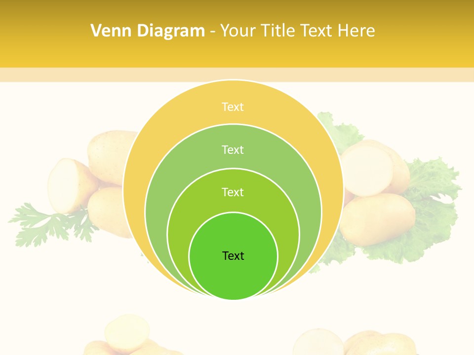 Colage De Verduras PowerPoint Template