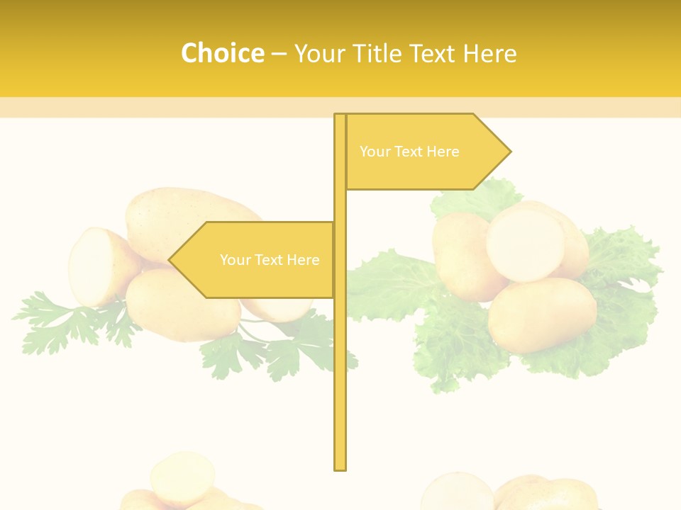 Colage De Verduras PowerPoint Template