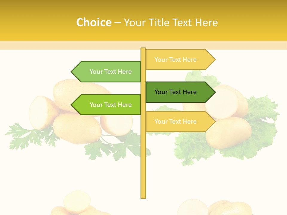 Colage De Verduras PowerPoint Template
