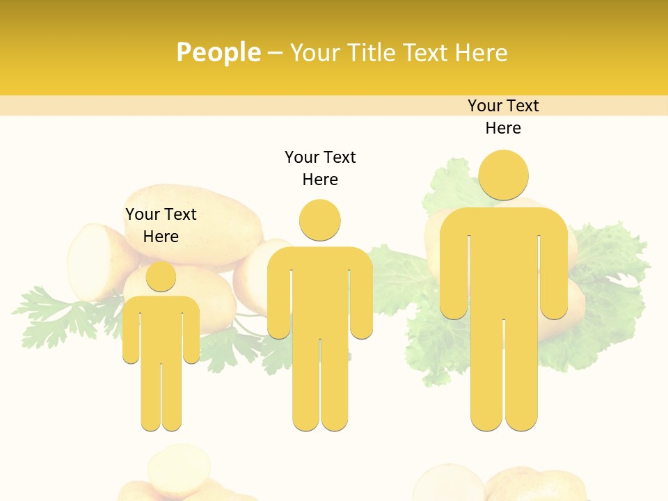 Colage De Verduras PowerPoint Template