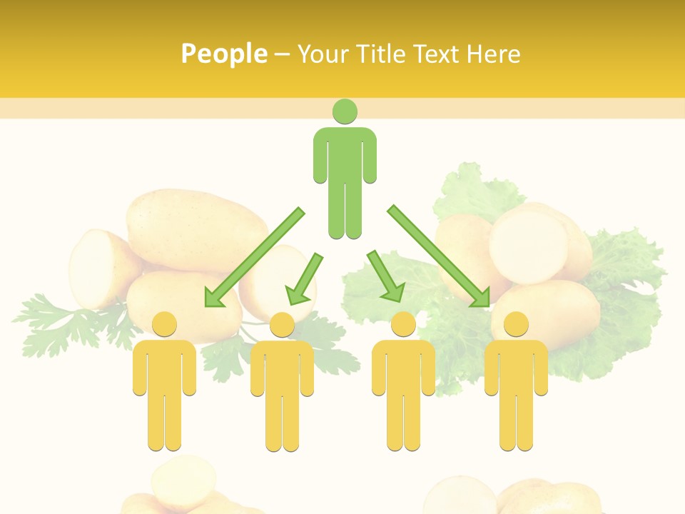 Colage De Verduras PowerPoint Template