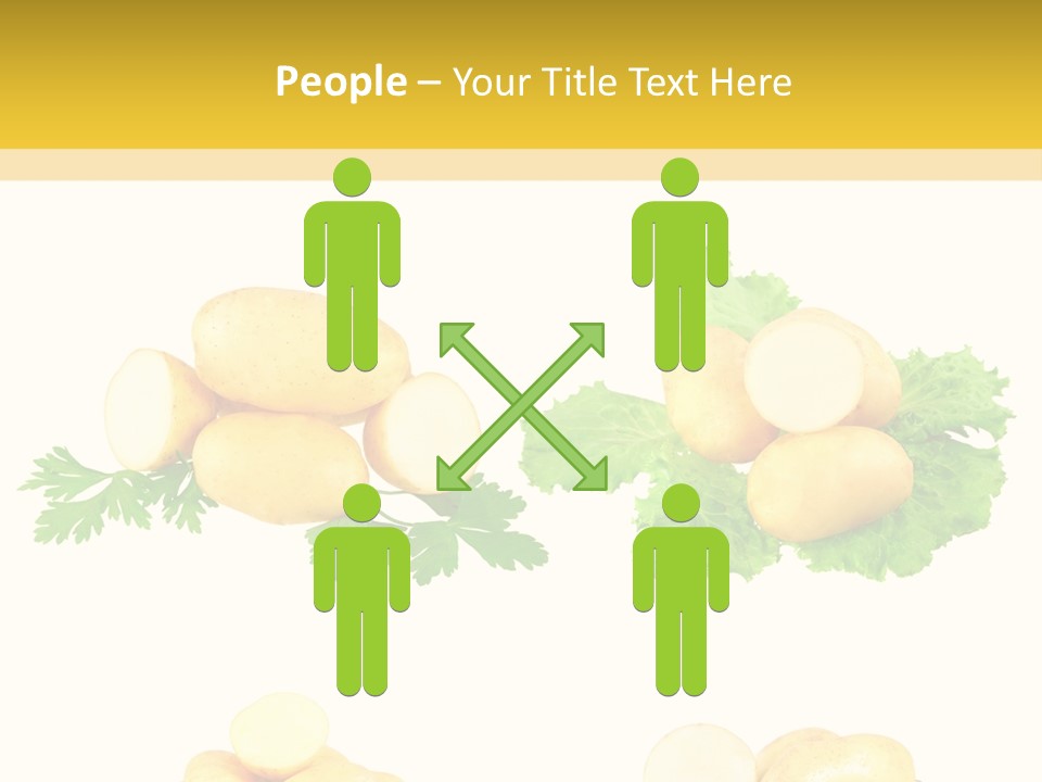 Colage De Verduras PowerPoint Template