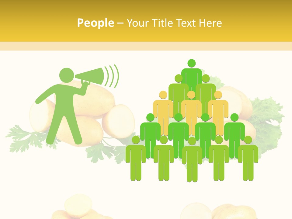 Colage De Verduras PowerPoint Template