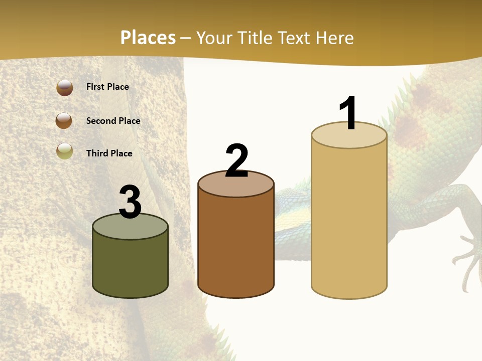 White Walking Branch PowerPoint Template