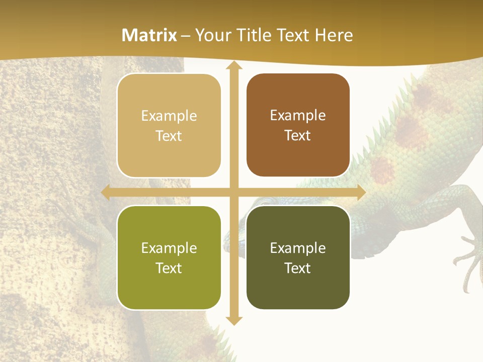 White Walking Branch PowerPoint Template