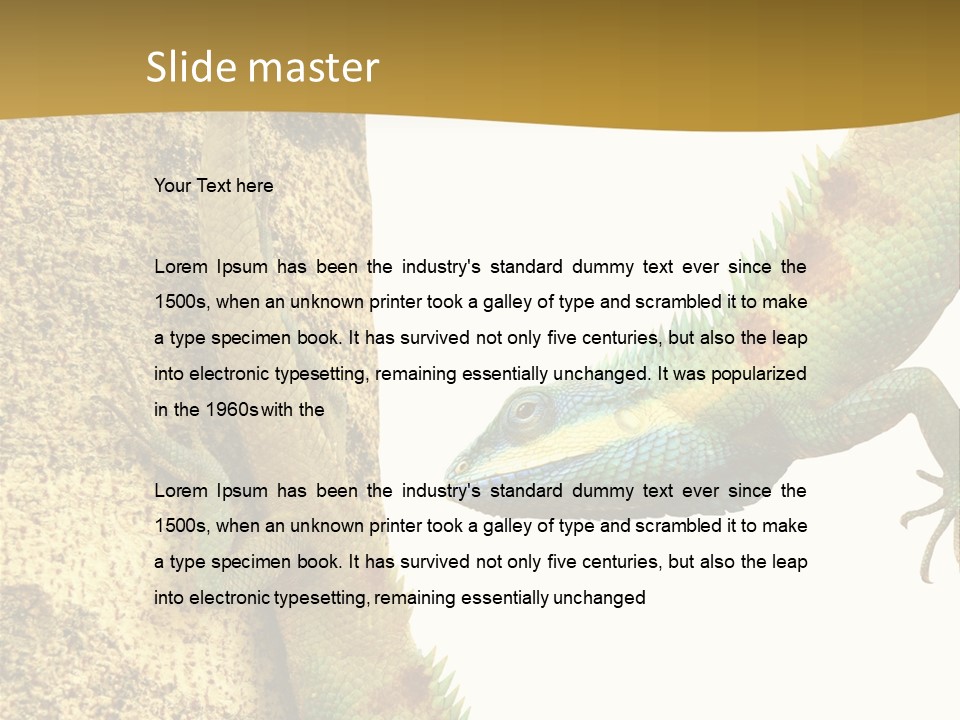 White Walking Branch PowerPoint Template