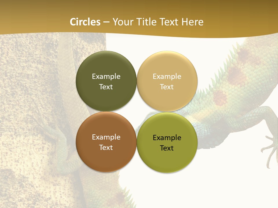 White Walking Branch PowerPoint Template