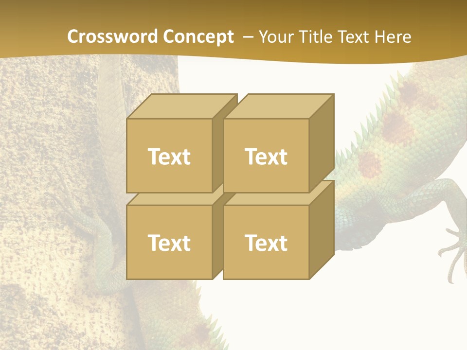 White Walking Branch PowerPoint Template