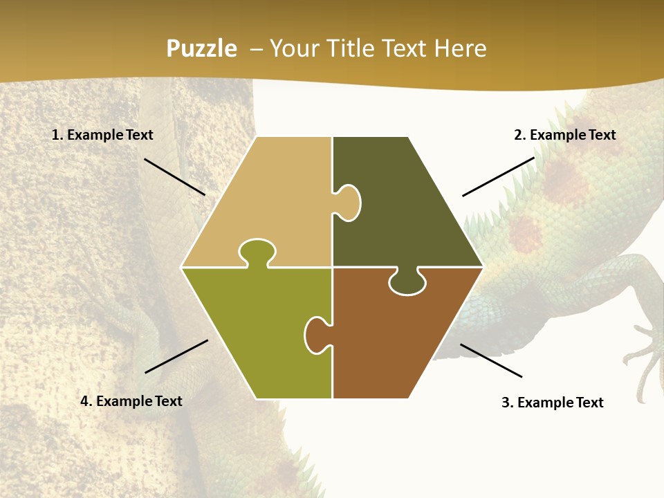 White Walking Branch PowerPoint Template