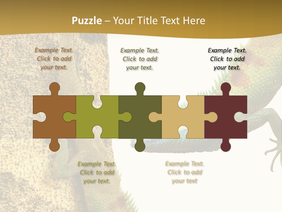 White Walking Branch PowerPoint Template