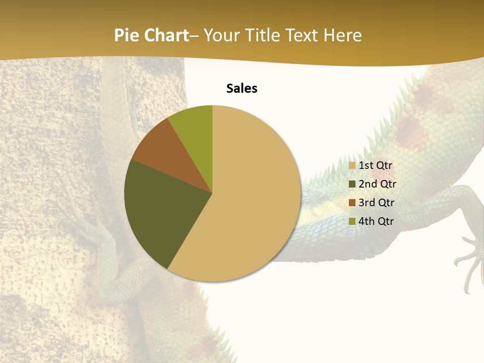 White Walking Branch PowerPoint Template