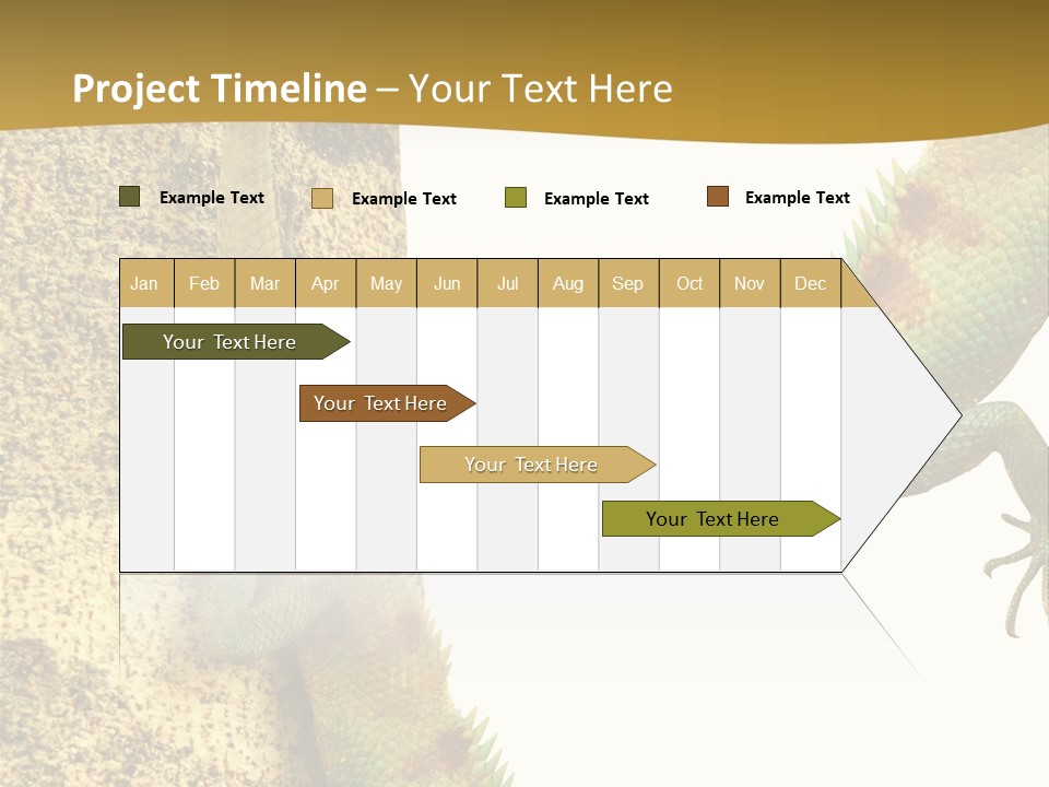 White Walking Branch PowerPoint Template