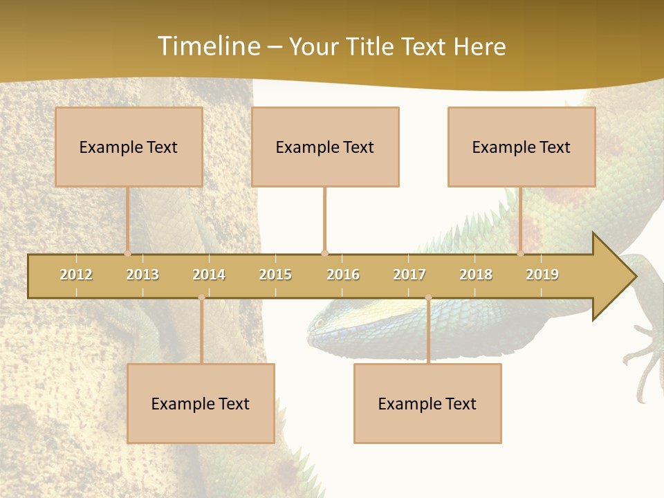 White Walking Branch PowerPoint Template
