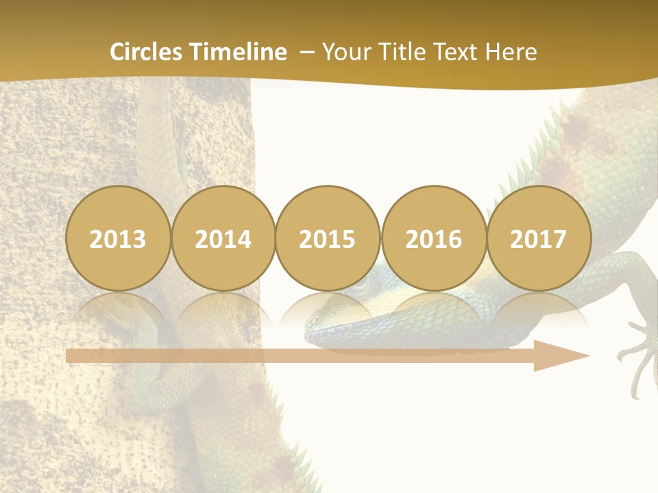 White Walking Branch PowerPoint Template