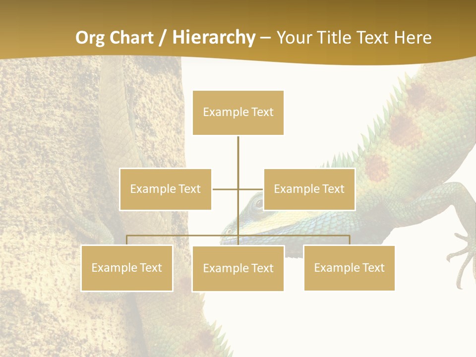 White Walking Branch PowerPoint Template