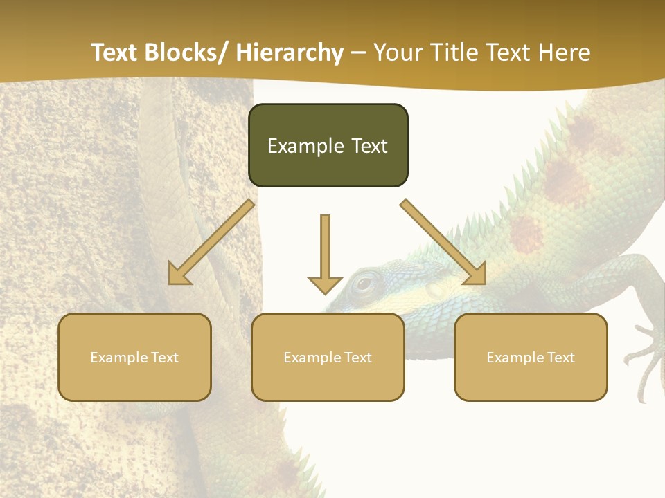 White Walking Branch PowerPoint Template